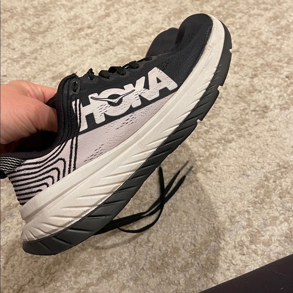 Hoka One One Sneaker Carbon X Size 7 Athletic Running Shoes - Picture 2 of 9